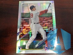 2021 Topps Chrome Bobby Dalbec #151 HYPER Prizm RC-Red Sox